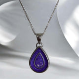 The Biggest Teardrop Pendant - Stainless Steel handmade keepsake jewellery