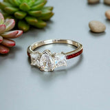 Princess Cassandra Ring, suitable for 2 sets of . handmade keepsake jewellery