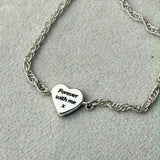 Mini Bubble Heart Bracelet handmade keepsake jewellery