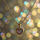 Sweet Keepsake Heart Pendant 18ct Gold PVD handmade keepsake jewellery