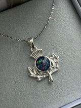 Flower of Scotland Pendant handmade keepsake jewellery