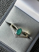 Penelopi Pear Ring handmade keepsake jewellery