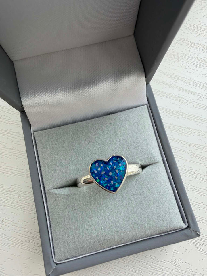 Heart of an Angel Ring handmade keepsake jewellery