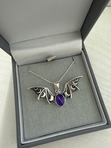 Wings of Twilight Bat Pendant