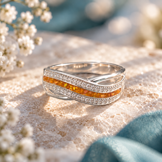 Wave of Love Ring