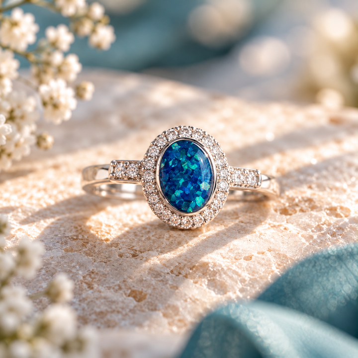 Oval CZ Maria Ring