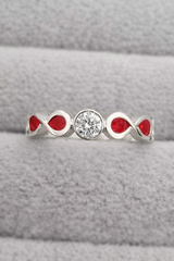 Infinity Promise Ring handmade keepsake jewellery