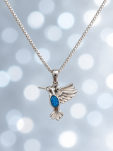 Kingfisher Pendant handmade keepsake jewellery