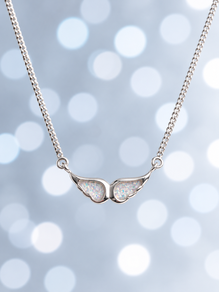 Angel Wing Pendant handmade keepsake jewellery