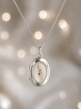 Everlasting Keepsake Oval Locket Pendant handmade keepsake jewellery
