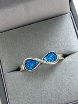 Infinity Twist Ring handmade keepsake jewellery