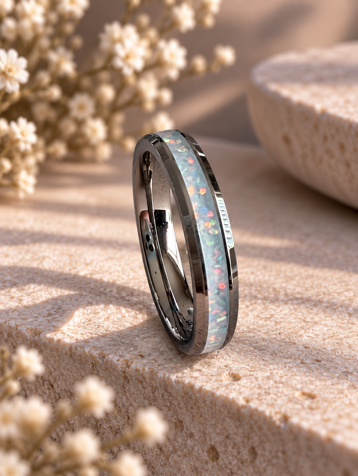 Ladies Ocean Promise Channel Ring (TC) handmade keepsake jewellery