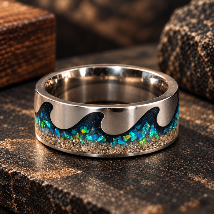 The Sea and Me Channel Ring handmade keepsake jewellery