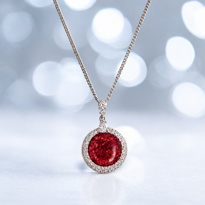 Halo Pendant handmade keepsake jewellery