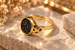 Solid 9ct gold Celtic Keepsake ring