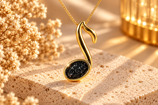 Solid 9ct Gold Timeless Melody Necklace
