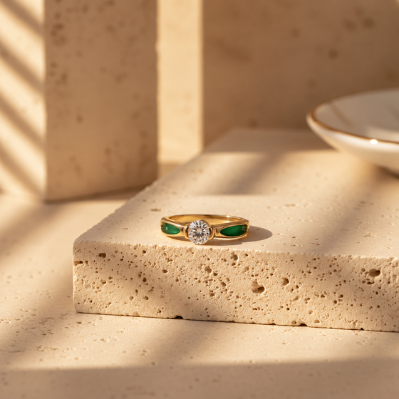 9ct Gold Timeless Solitaire Ring