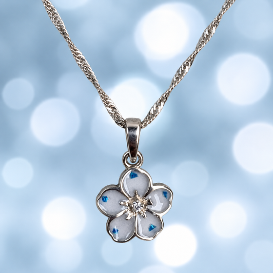 Forget Me Not Sparkling Pendant