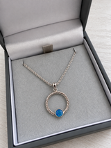 Round Rope Pendant handmade keepsake jewellery