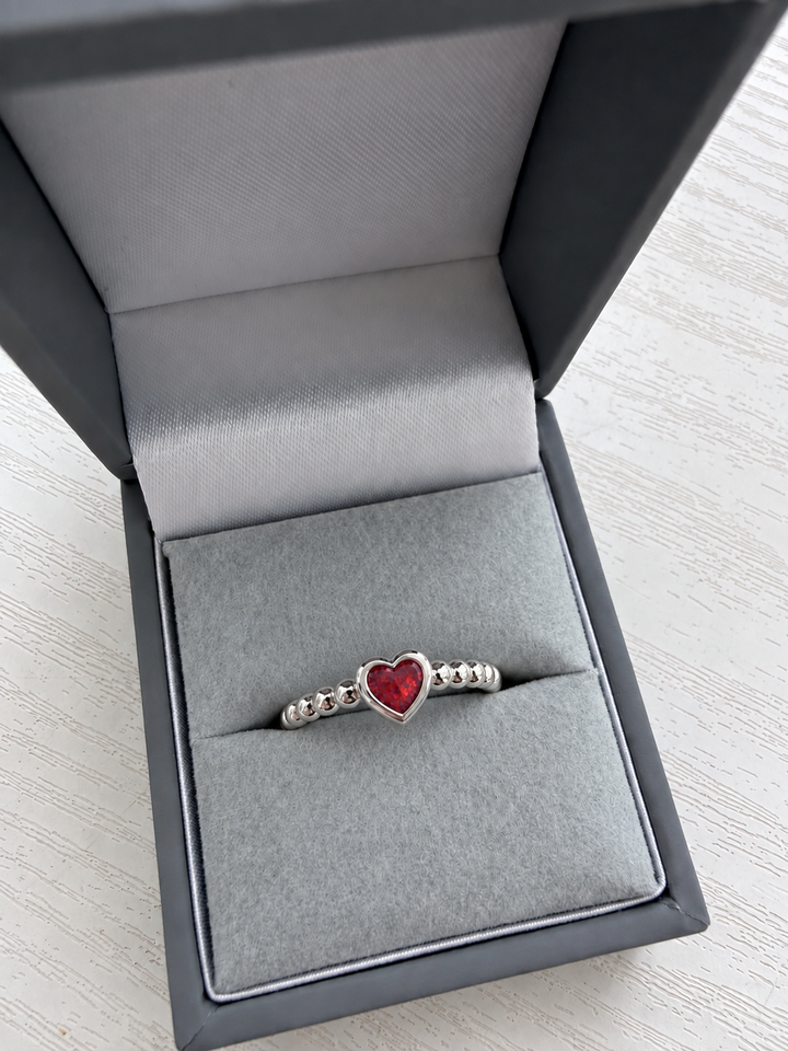 Twist Heart Ring handmade keepsake jewellery