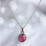 Forever Circle Silver Pendant handmade keepsake jewellery