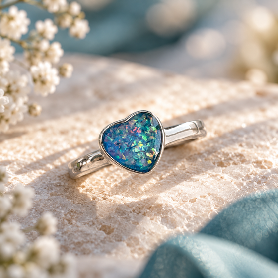 In My Heart Stainless Steel Ring