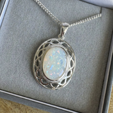 Celtic Oval Pendant handmade keepsake jewellery