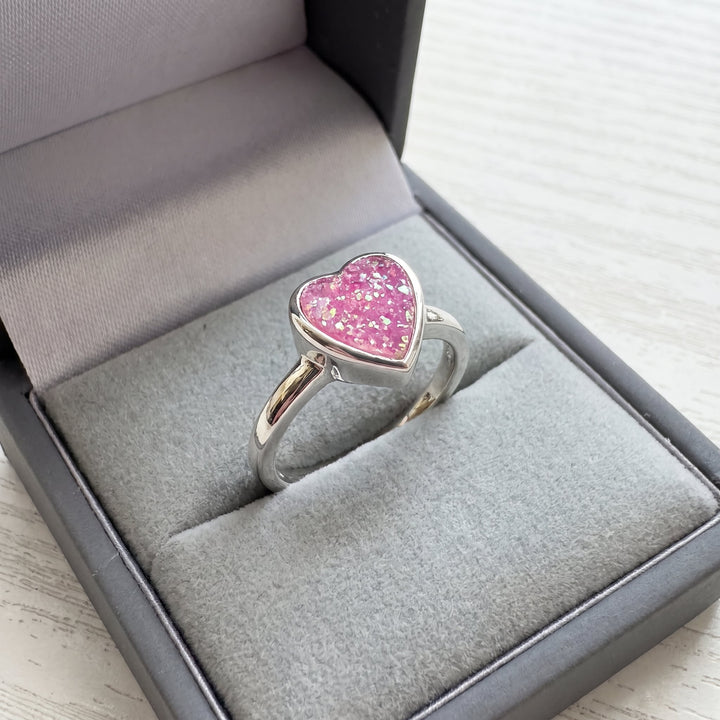 Self-fill Heart Ring handmade keepsake jewellery