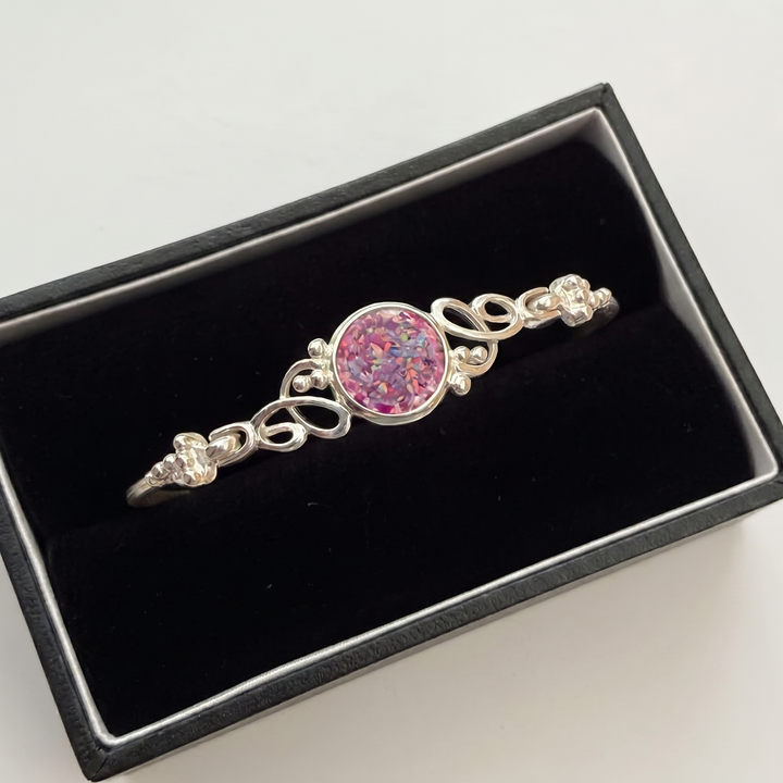Solid Silver Timeless Love Bangle handmade keepsake jewellery