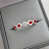 Infinity Promise Ring handmade keepsake jewellery