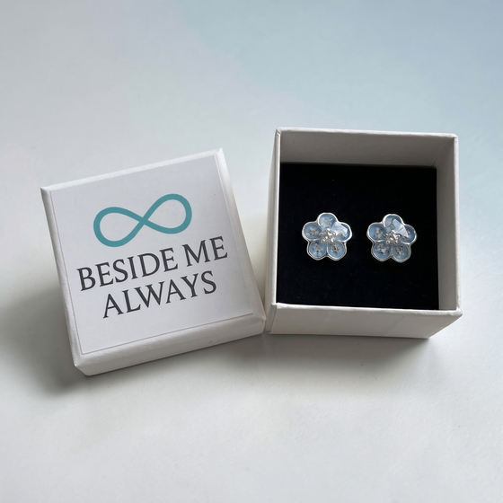 Sparkling Forget Me Not Earrings