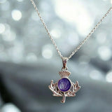 Flower of Scotland Pendant handmade keepsake jewellery