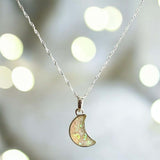Small Moon Pendant handmade keepsake jewellery