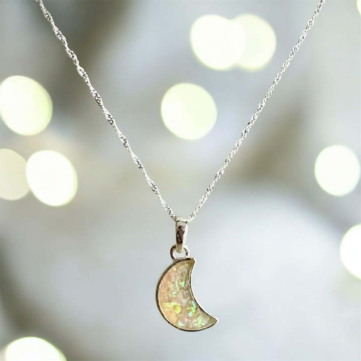 Small Moon Pendant handmade keepsake jewellery