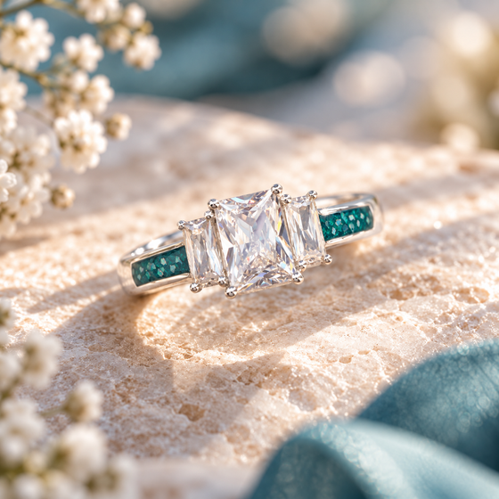 Amazing Grace Ring, suitable for 2 sets of inclusions