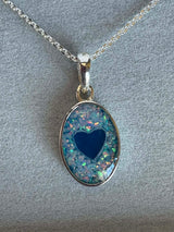 Pregnancy Test Cap Oval Pendant handmade keepsake jewellery