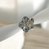 Forget Me Not Sparkling Charm handmade keepsake jewellery