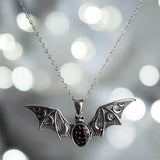 Wings of Twilight Bat Pendant handmade keepsake jewellery