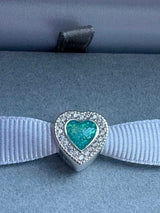 Sparkling Heart Charm handmade keepsake jewellery
