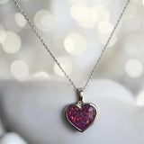 Devoted Heart Pendant handmade keepsake jewellery