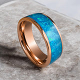 Copper Silent Promise Channel Ring handmade keepsake jewellery