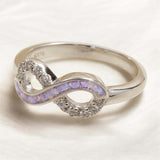 Beside Me Always Infinity Ring handmade keepsake jewellery
