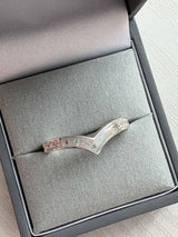 Sparkling Wishbone Ring handmade keepsake jewellery
