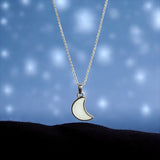Small Moon Pendant handmade keepsake jewellery