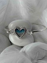 Classic Heart Bangle handmade keepsake jewellery