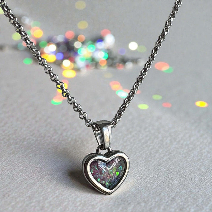 Sweet Keepsake Heart Pendant Stainless Steel handmade keepsake jewellery