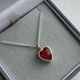 Self-fill Heart Pendant handmade keepsake jewellery