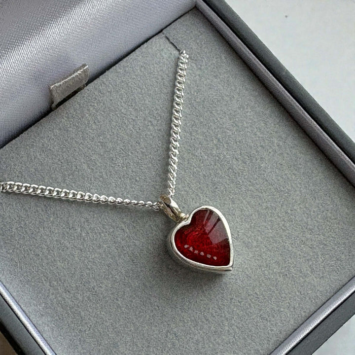 Self-fill Heart Pendant handmade keepsake jewellery