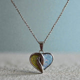 Crossover Heart Stainless Steel Pendant, suitable for 2 sets of . handmade keepsake jewellery