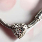 Feather Heart Charm handmade keepsake jewellery